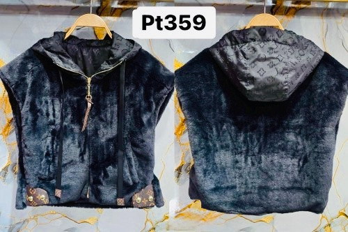 LO Fur Vest Hoodie Jacket